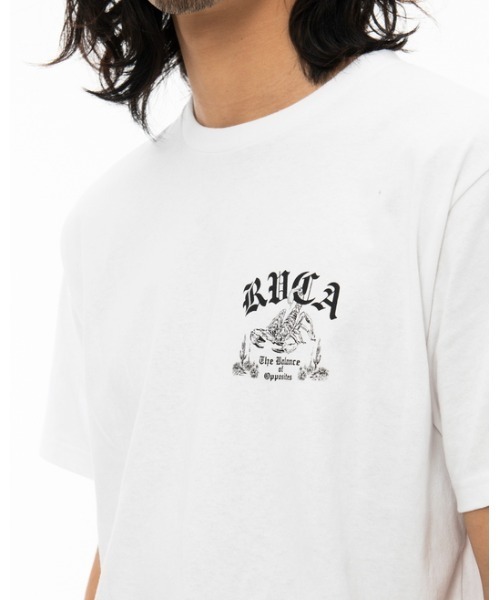 RVCA☆Wel Come Short Sleeve Tee バックプリント 半袖 Tシャツ RVCA ルーカ 半袖 Tシャツ メンズ バックプリント オーバー