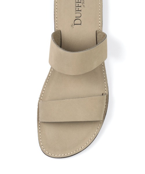 The DUFFER of ST.GEORGE（ザダファーオブセントジョージ）の「STRAP LEATHER SANDALS：メイドインジャパン 国産 ストラップレザーサンダル（サンダル・メンズ・ブラック/ダークブラウン/ベージュ・MEDIUM/LARGE）」の8枚目の写真