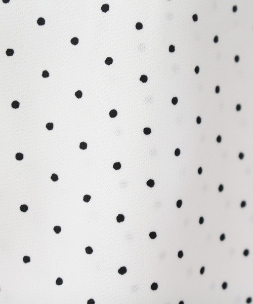 ASTORIA ODIER（アストリアオディール）の「ドット柄ボウタイブラウス（シャツ/ブラウス・レディース・アイボリー/ブラック/サックスブルー・MEDIUM）」の13枚目の写真