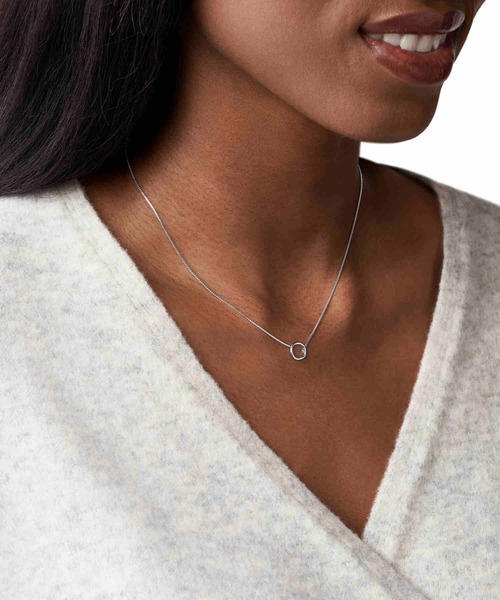 SKAGEN(スカーゲン)の「ELIN STERLING SILVER NECKLACE SKJS0020040(ネックレス・レディース・シルバー・FREE)」の2枚目の写真
