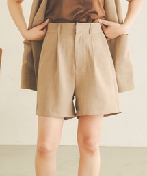リネンライクショートパンツ/【WEB/EC限定商品】