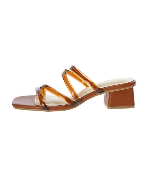 minia（ミニア）の「・minia クリアチューブサンダル（サンダル・レディース・グリーン/ブラウン/イエロー/アイボリー・M/S/L/LL）」の9枚目の写真