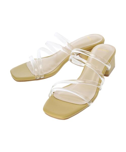 minia（ミニア）の「・minia クリアチューブサンダル（サンダル・レディース・グリーン/ブラウン/イエロー/アイボリー・M/S/L/LL）」の18枚目の写真