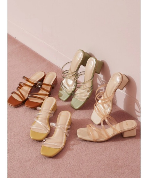 minia（ミニア）の「・minia クリアチューブサンダル（サンダル・レディース・グリーン/ブラウン/イエロー/アイボリー・M/S/L/LL）」の17枚目の写真