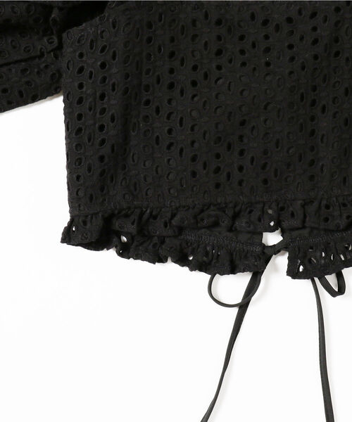 Ray BEAMS(レイビームス)の「sister jane / Sand Castles Bow TOPS(シャツ/ブラウス・レディース・ブラック・SMALL)」の7枚目の写真