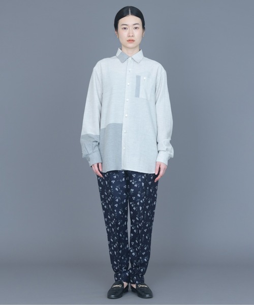 rikolekt（リコレクト）の「particle Shirt（シャツ/ブラウス・レディース・グリーン/グレー・3/2）」の3枚目の写真