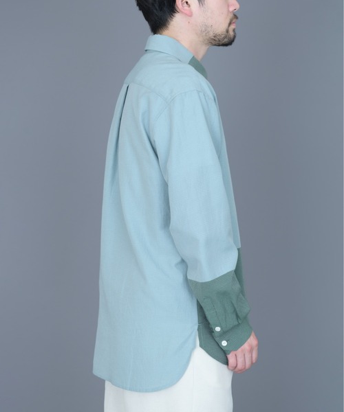 rikolekt（リコレクト）の「particle Shirt（シャツ/ブラウス・レディース・グリーン/グレー・3/2）」の9枚目の写真