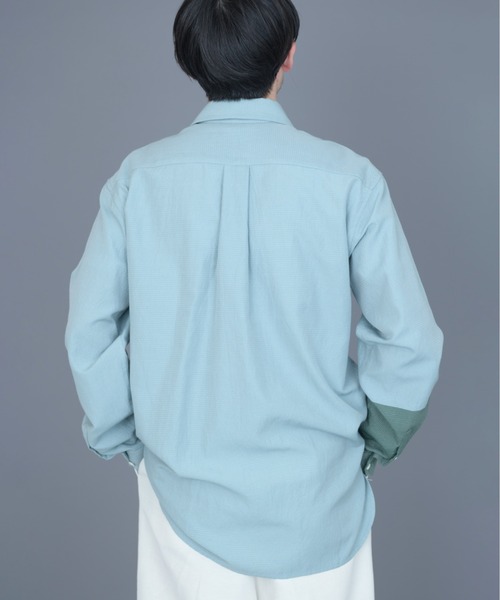 rikolekt（リコレクト）の「particle Shirt（シャツ/ブラウス・レディース・グリーン/グレー・3/2）」の10枚目の写真