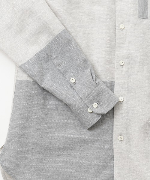 rikolekt（リコレクト）の「particle Shirt（シャツ/ブラウス・レディース・グリーン/グレー・3/2）」の12枚目の写真