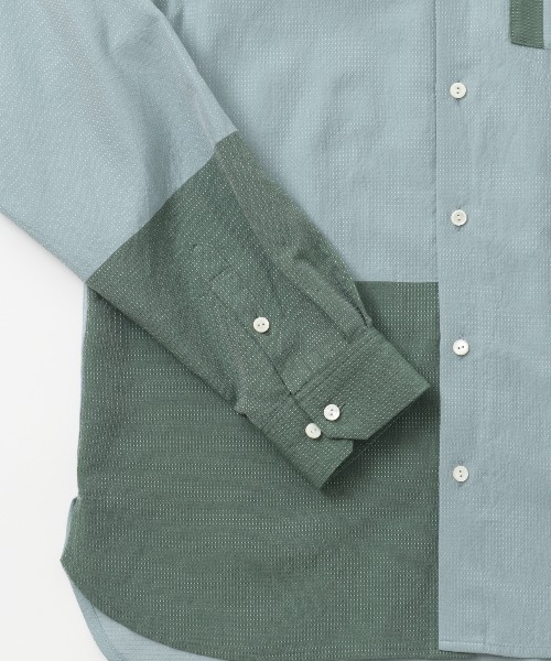 rikolekt（リコレクト）の「particle Shirt（シャツ/ブラウス・レディース・グリーン/グレー・3/2）」の13枚目の写真