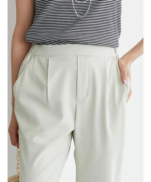 AMERICAN HOLIC(アメリカンホリック)の「スリムジョグパンツ(スウェットパンツ・レディース・ブラック/ライトベージュ・S/M/L)」の4枚目の写真