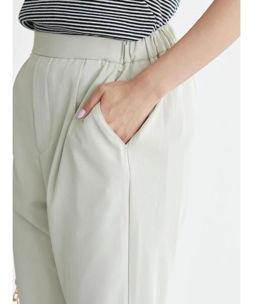 AMERICAN HOLIC(アメリカンホリック)の「スリムジョグパンツ(スウェットパンツ・レディース・ブラック/ライトベージュ・S/M/L)」の5枚目の写真