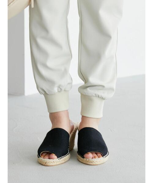 AMERICAN HOLIC(アメリカンホリック)の「スリムジョグパンツ(スウェットパンツ・レディース・ブラック/ライトベージュ・S/M/L)」の6枚目の写真