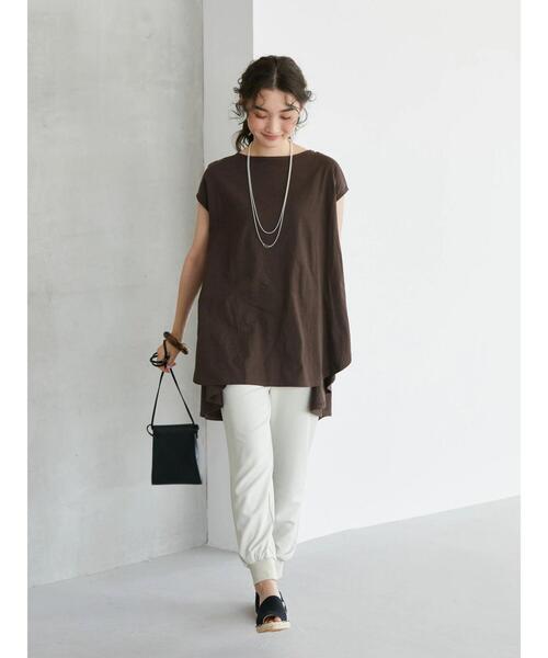 AMERICAN HOLIC(アメリカンホリック)の「スリムジョグパンツ(スウェットパンツ・レディース・ブラック/ライトベージュ・S/M/L)」の9枚目の写真