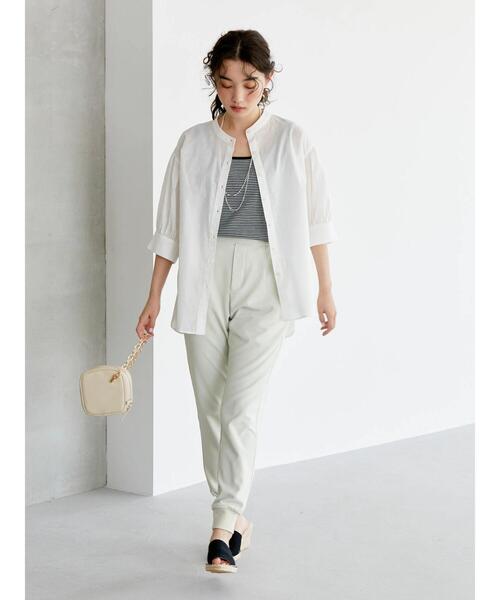 AMERICAN HOLIC(アメリカンホリック)の「スリムジョグパンツ(スウェットパンツ・レディース・ブラック/ライトベージュ・S/M/L)」の11枚目の写真