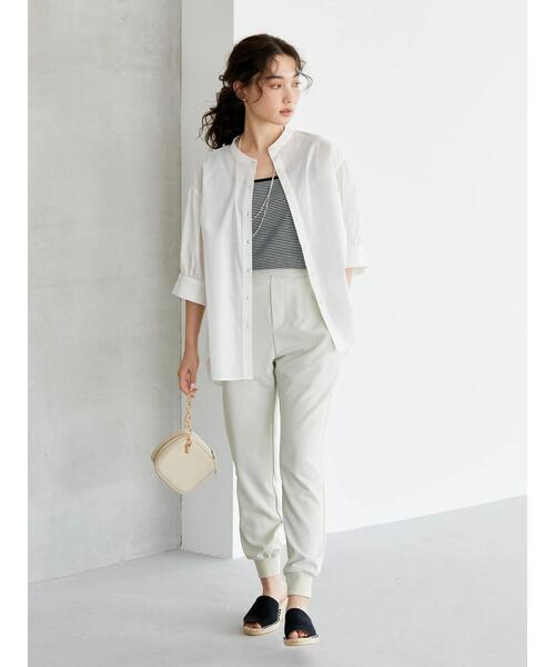 AMERICAN HOLIC(アメリカンホリック)の「スリムジョグパンツ(スウェットパンツ・レディース・ブラック/ライトベージュ・S/M/L)」の12枚目の写真