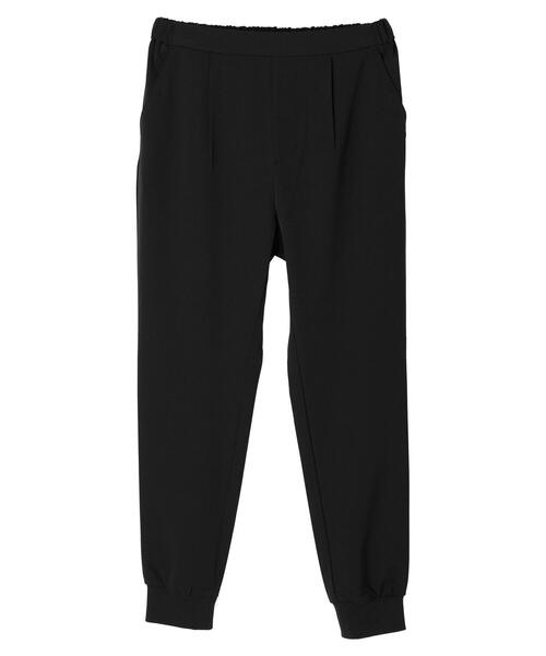 AMERICAN HOLIC(アメリカンホリック)の「スリムジョグパンツ(スウェットパンツ・レディース・ブラック/ライトベージュ・S/M/L)」の1枚目の写真