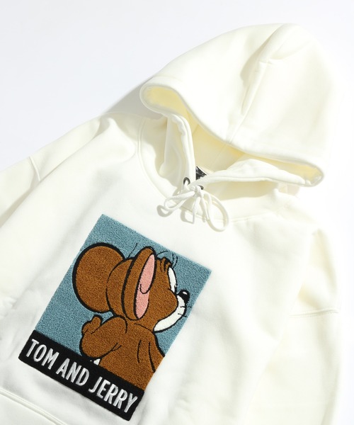 Tom&Jerry(トムアンドジェリー)の「【Tom & Jerry/トム & ジェリー】裏起毛 アートワーク プルオーバーパーカー(パーカー・メンズ・ブラック/オフホワイト/グリーン/ブラック系その他・LL/M/L)」の13枚目の写真