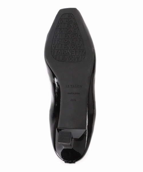 LE TALON（ルタロン）の「5cmスクエアレインギャザーパンプス（パンプス・レディース・ライトグレー/ブラックミックス/アイボリー・23.5cm/24cm/23cm/24.5cm）」の18枚目の写真