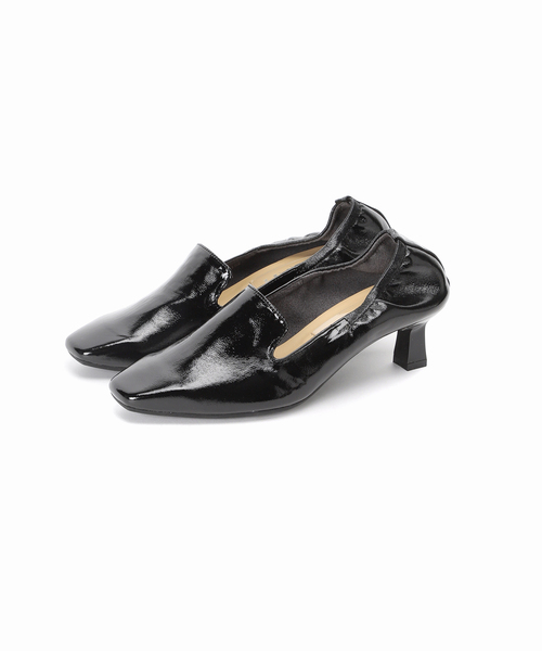 LE TALON（ルタロン）の「5cmスクエアレインギャザーパンプス（パンプス・レディース・ライトグレー/ブラックミックス/アイボリー・23.5cm/24cm/23cm/24.5cm）」の22枚目の写真