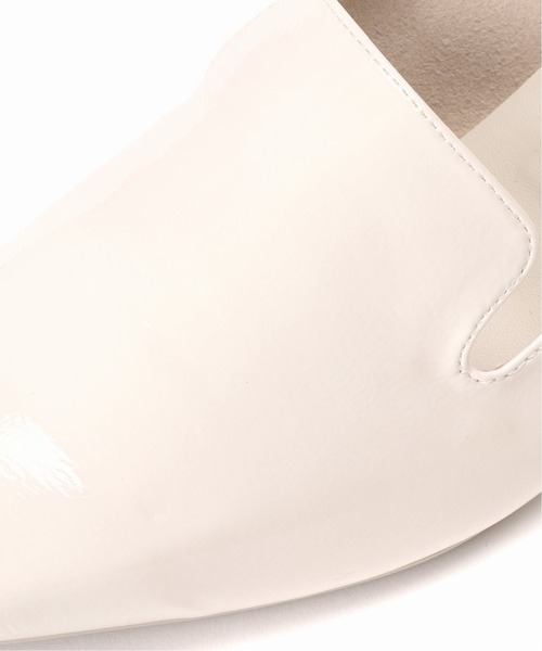 LE TALON（ルタロン）の「5cmスクエアレインギャザーパンプス（パンプス・レディース・ライトグレー/ブラックミックス/アイボリー・23.5cm/24cm/23cm/24.5cm）」の12枚目の写真