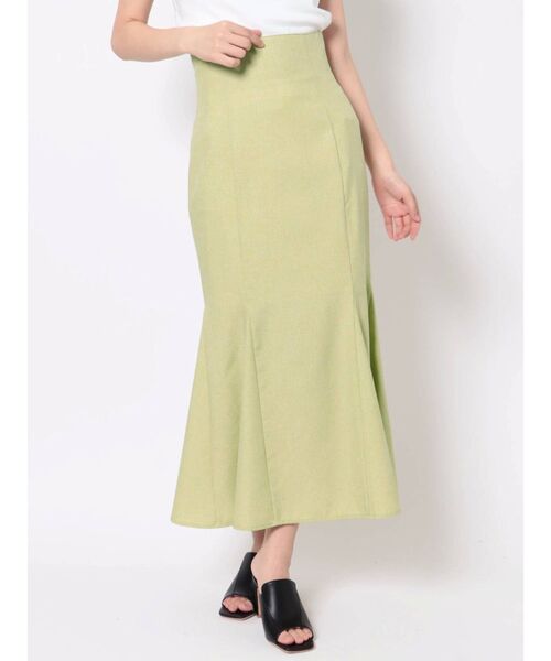 MURUA（ムルーア）の「バックスリットハイウエストマーメイドスカート（スカート・レディース・その他1/ブラック/グリーン/ベージュ・0/1/2）」の17枚目の写真