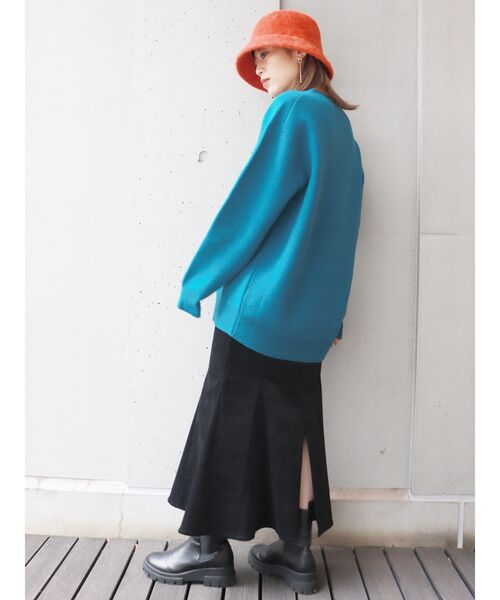 MURUA（ムルーア）の「バックスリットハイウエストマーメイドスカート（スカート・レディース・その他1/ブラック/グリーン/ベージュ・0/1/2）」の13枚目の写真