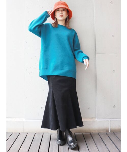 MURUA（ムルーア）の「バックスリットハイウエストマーメイドスカート（スカート・レディース・その他1/ブラック/グリーン/ベージュ・0/1/2）」の20枚目の写真