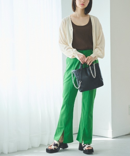 FREE'S MART（フリーズマート）の「◆ソフト2Wayバッグ（ショルダーバッグ・レディース・ブラック/ピンク・ﾌﾘ-）」の6枚目の写真