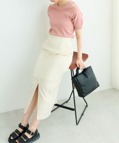 FREE'S MART（フリーズマート）の「◆ソフト2Wayバッグ（ショルダーバッグ・レディース・ブラック/ピンク・ﾌﾘ-）」の18枚目の写真