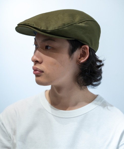 Fabulous（ファビュラス）の「fabulous コットンツイルハンチング帽（ハンチング/ベレー帽・メンズ・ブラック/ベージュ/カーキ・FREE）」の3枚目の写真