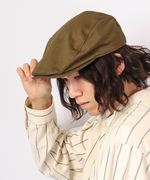 Fabulous（ファビュラス）の「fabulous コットンツイルハンチング帽（ハンチング/ベレー帽・メンズ・ブラック/ベージュ/カーキ・FREE）」の15枚目の写真