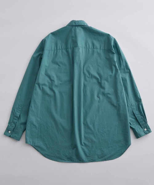 ADAM ET ROPE'(アダムエロペ)の「ビッグシルエット レギュラーカラーシャツ(シャツ/ブラウス・メンズ・ホワイト/グリーン・M/L)」の17枚目の写真