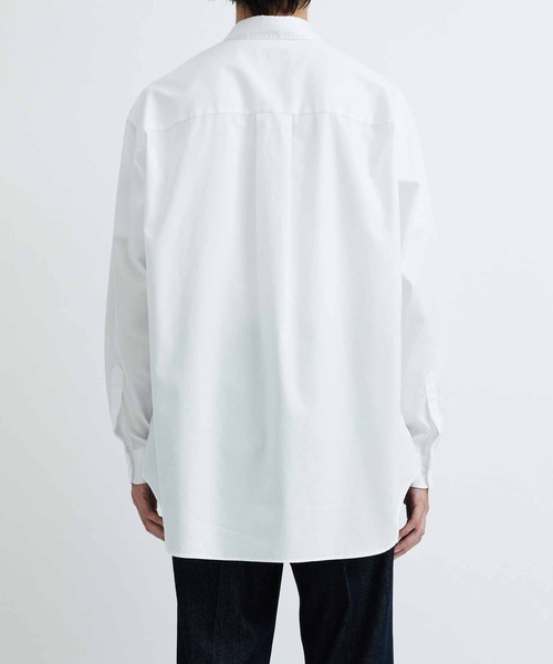 ADAM ET ROPE'(アダムエロペ)の「ビッグシルエット レギュラーカラーシャツ(シャツ/ブラウス・メンズ・ホワイト/グリーン・M/L)」の12枚目の写真