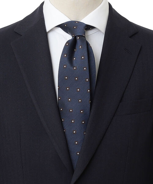 B:MING by BEAMS(ビーミングバイビームス)の「B:MING by BEAMS / シルク プリントネクタイ 22F(ネクタイ・メンズ・グレー/グレー系その他/ブラウン系その他/ブルー系その他/ブルー系その他2/ブルー系その他3・ONE SIZE)」の3枚目の写真