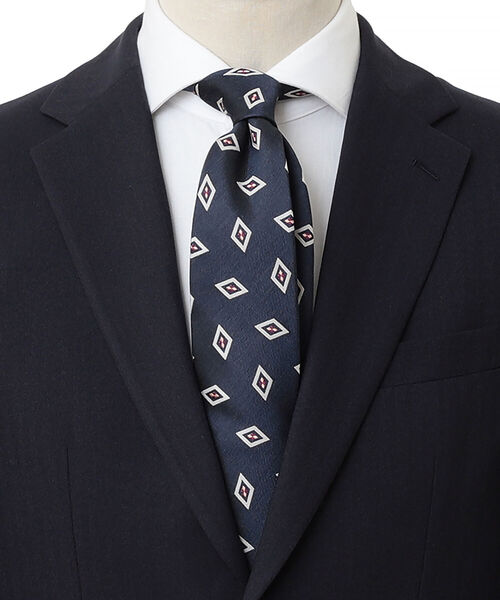 B:MING by BEAMS(ビーミングバイビームス)の「B:MING by BEAMS / シルク プリントネクタイ 22F(ネクタイ・メンズ・グレー/グレー系その他/ブラウン系その他/ブルー系その他/ブルー系その他2/ブルー系その他3・ONE SIZE)」の5枚目の写真