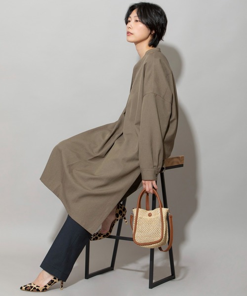 Munich(ミューニック)の「ストロートートバッグ(かごバッグ・レディース・ブラック/ダークブラウン/グリーン/キャメル・FREE)」の17枚目の写真