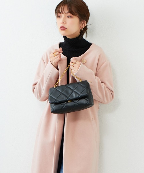 natural couture（ナチュラルクチュール）の「2022AWアイテム/マフラー付きレディコート（その他アウター・レディース・ブラック/ベージュ/ピンク/アイボリー/その他1・FREE）」の20枚目の写真