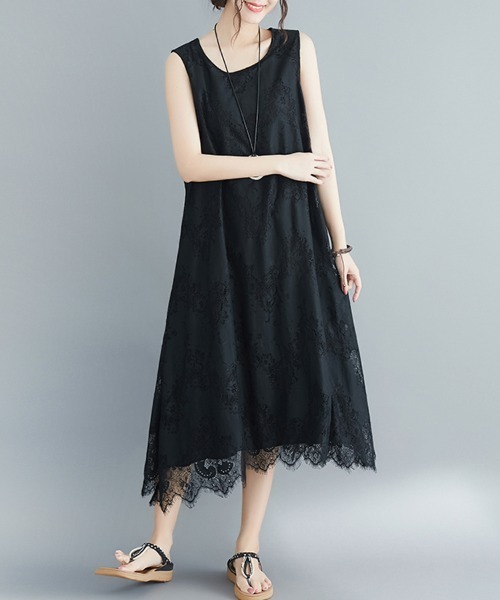 Doux Belle(ドゥーベル)の「レースマキシワンピース(ワンピース・レディース・ホワイト/ブラック・MEDIUM/LARGE/X-LARGE/XX-LARGE)」の19枚目の写真