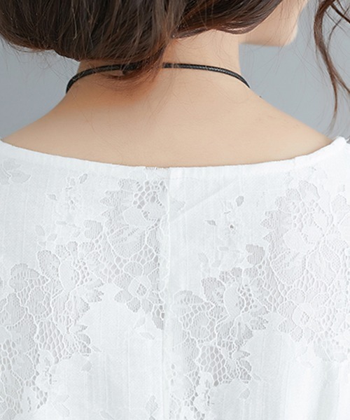 Doux Belle(ドゥーベル)の「レースマキシワンピース(ワンピース・レディース・ホワイト/ブラック・MEDIUM/LARGE/X-LARGE/XX-LARGE)」の17枚目の写真