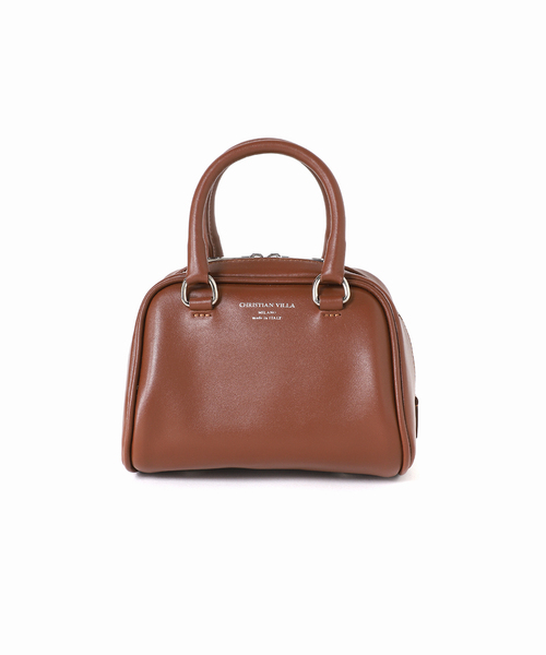 CHRISTIAN VILLA(クリスチャンヴィラ)の「【CHRISTIAN VILLA /クリスチャン ヴィラ】MINI ハンドルバッグ(ハンドバッグ・レディース・ブラック/キャメル・FREE)」の8枚目の写真