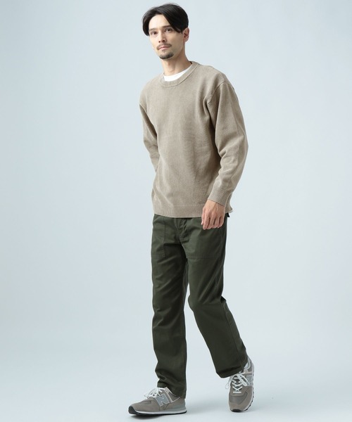 BAYFLOW(ベイフロー)の「FINE DAYS COLOR KNIT(ニット/セーター・メンズ・マスタード/パープル/ピンク/ベージュ/カーキ/チャコール/オフホワイト・MEDIUM/LARGE/SMALL)」の11枚目の写真