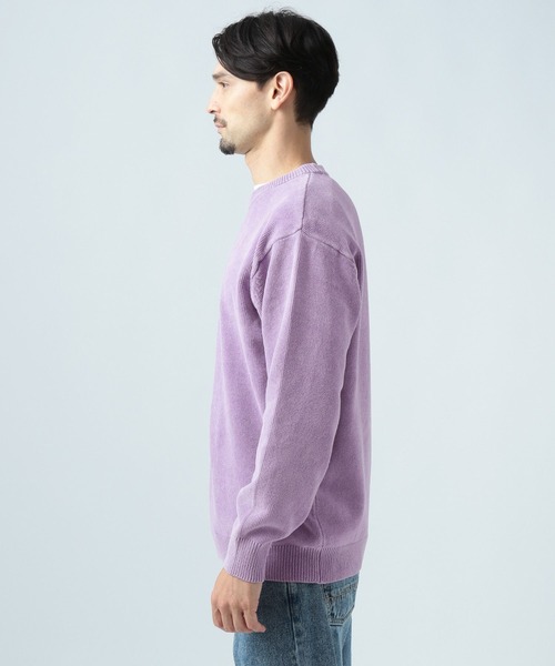 BAYFLOW(ベイフロー)の「FINE DAYS COLOR KNIT(ニット/セーター・メンズ・マスタード/パープル/ピンク/ベージュ/カーキ/チャコール/オフホワイト・MEDIUM/LARGE/SMALL)」の17枚目の写真