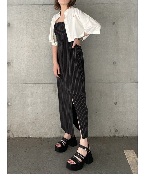 ENVYM（アンビー）の「エンブロイダリーショートＳＨ（Tシャツ/カットソー・レディース・ホワイト/ブラウン・FREE）」の13枚目の写真