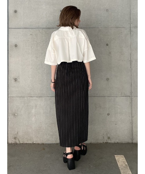 ENVYM（アンビー）の「エンブロイダリーショートＳＨ（Tシャツ/カットソー・レディース・ホワイト/ブラウン・FREE）」の15枚目の写真