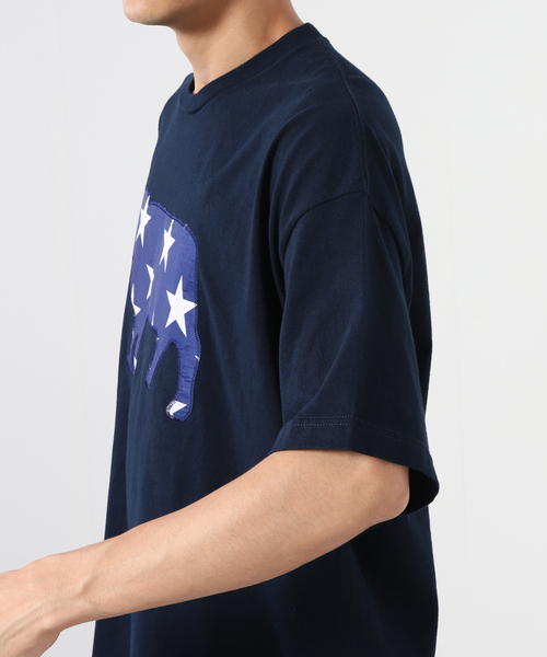 JOURNAL STANDARD（ジャーナルスタンダード）の「TAKE IT TAKE STORE COW Tシャツ（Tシャツ/カットソー・メンズ・ホワイト/ネイビー・LARGE/MEDIUM）」の10枚目の写真
