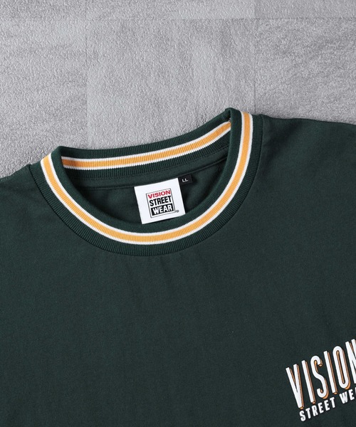 VISION STREET WEAR(ヴィジョンストリートウェア)の「【VISION STREET】ストリートプリントロンT(Tシャツ/カットソー・メンズ・ホワイト/グリーン・S/M/L/XL)」の13枚目の写真