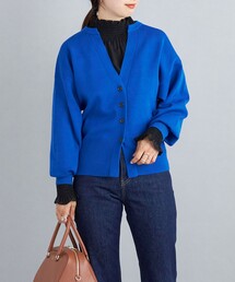 〈手洗い可能〉オーガニックコットンシルクカーディガン◆