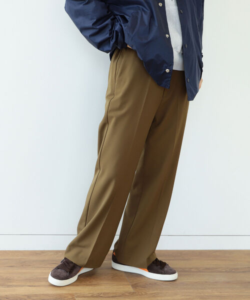 BEAMS BOY（ビームスボーイ）の「BEAMS BOY / ソリッド スラックス（スラックス・レディース・グリーン系その他3/ブラウン系その他4・0/1）」の3枚目の写真