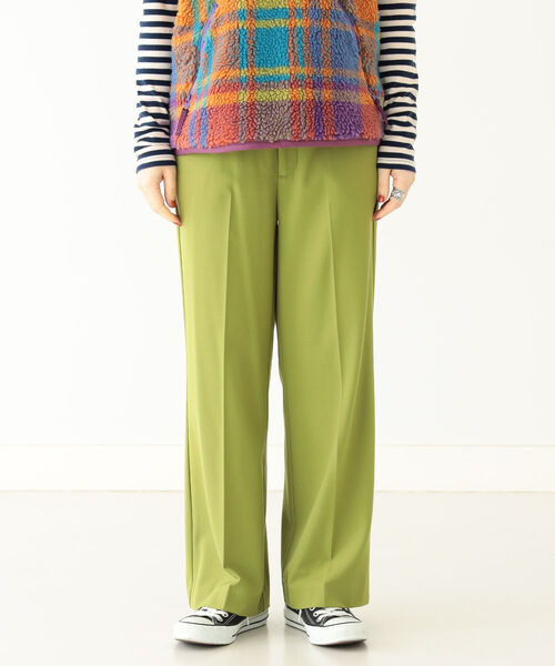BEAMS BOY（ビームスボーイ）の「BEAMS BOY / ソリッド スラックス（スラックス・レディース・グリーン系その他3/ブラウン系その他4・0/1）」の6枚目の写真